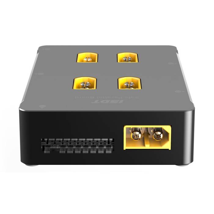 ISDT PC-4860S XT60 parallel charging board with four power ports and balance connections