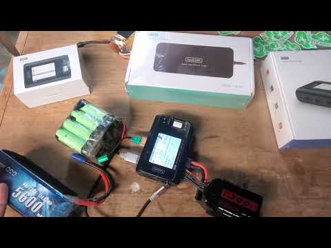 ToolkitRC M6D dual smart charger charging LiPo batteries for FPV drones Video