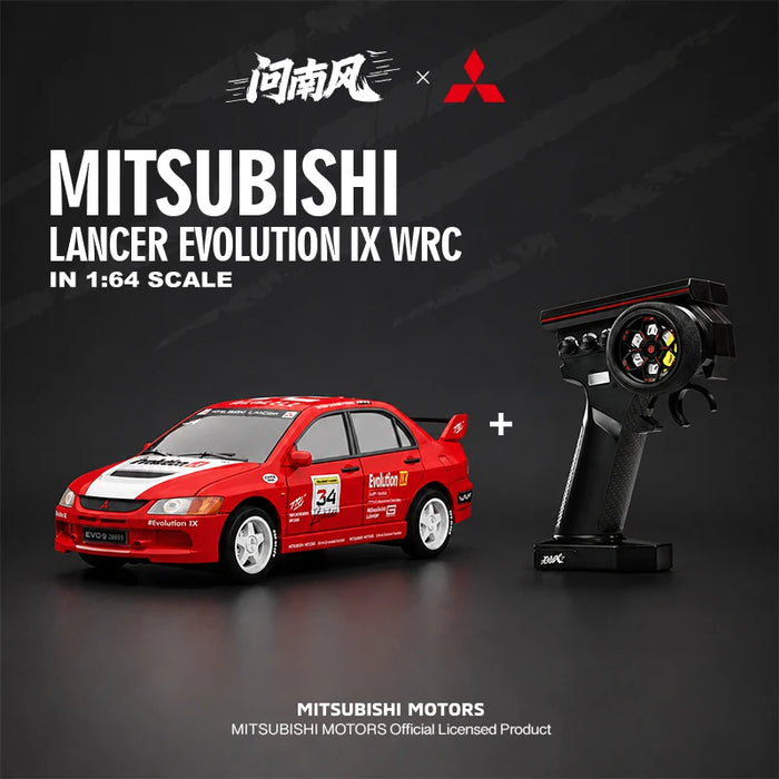 Voiture RC de drift CNHL WNF Mitsubishi Lancer Evolution IX 1:64 avec gyroscope et commande proportionnelle