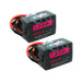 CNHL 1300mah 6s fpv lipo battery 2 packs