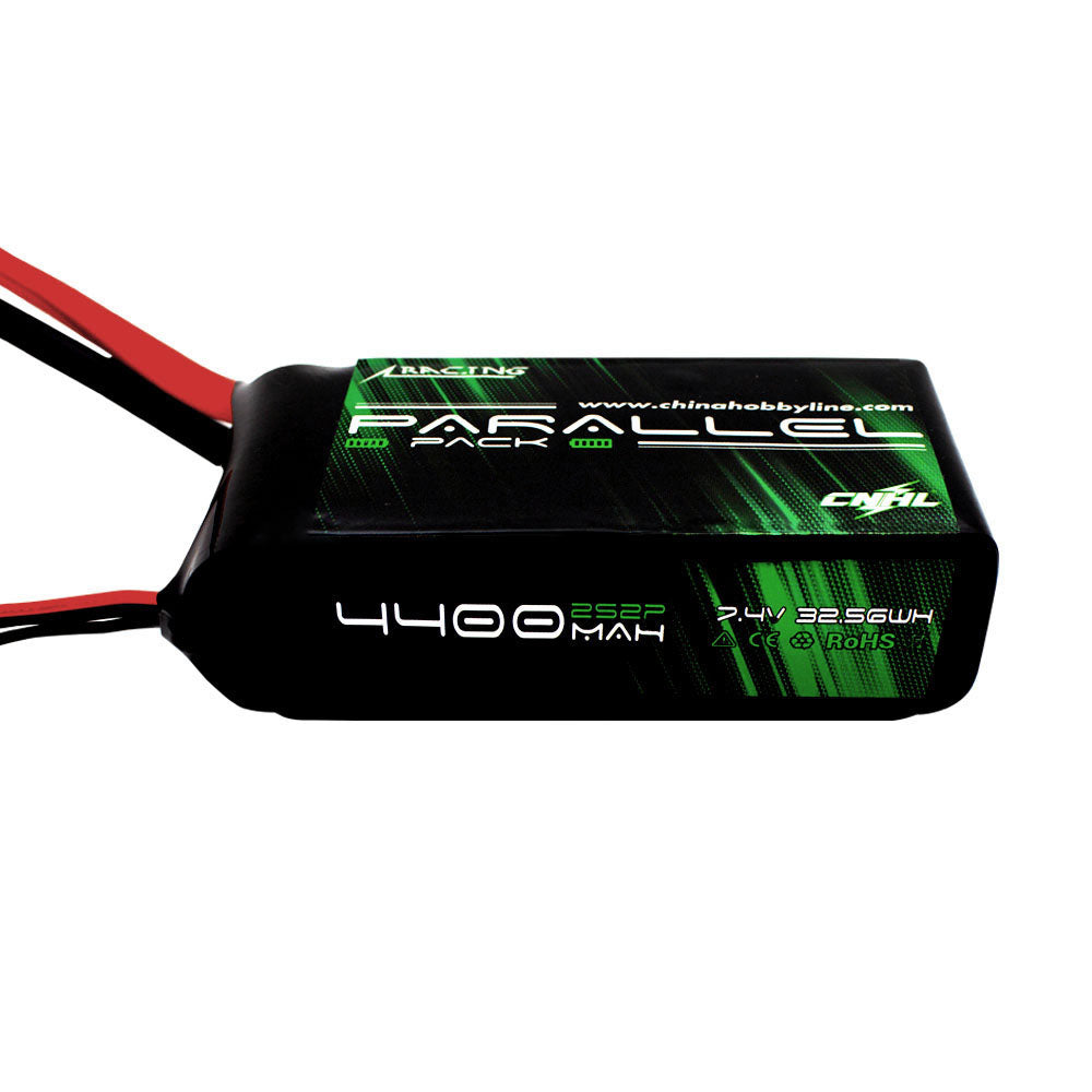CNHL Parallel Series 4400mAh 7.4V 2S Shorty Lipo Battery Soft Pack