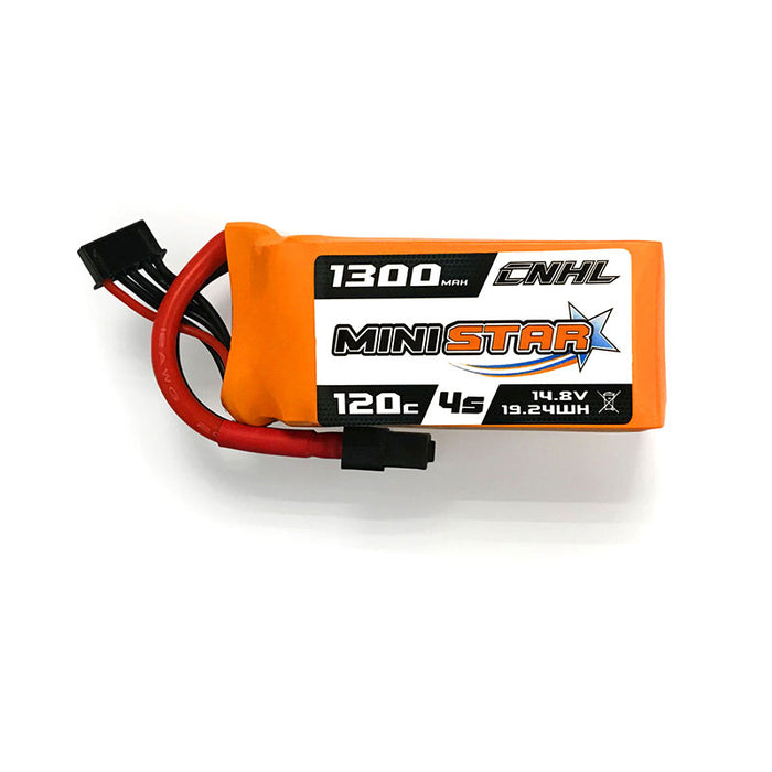 [Combo] 4 Packs CNHL 1300mAh 14.8v 4s 120c Lipo Battery with xt60 plug - UK Warehouse