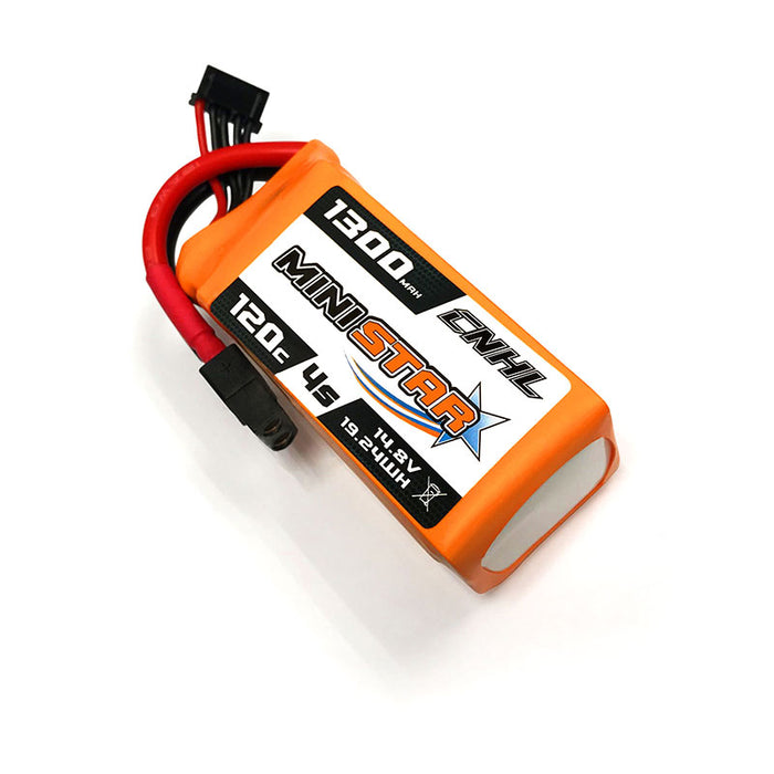 [Combo] 4 Packs CNHL 1300mAh 14.8v 4s 120c Lipo Battery with xt60 plug - UK Warehouse