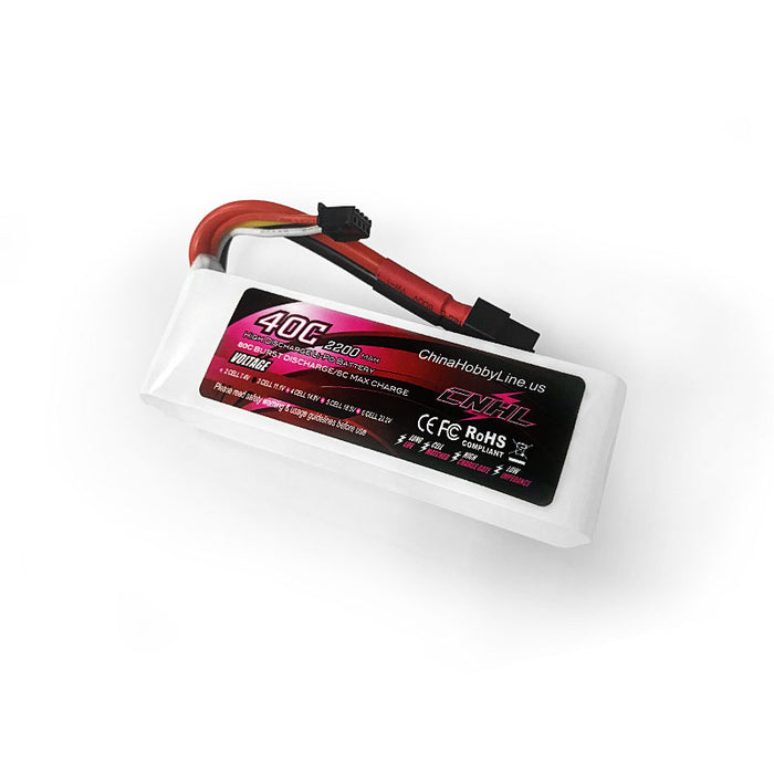 CNHL 2200MAH 11.1V 3S 40C Batteria LiPo con spina XT60