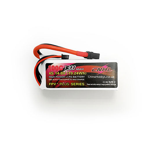 CNHL G + plus 1300mAh 4S 14,8V 100c Lipo Batterie avec plug
