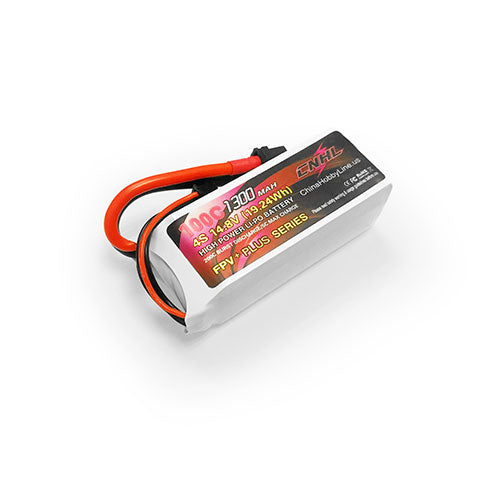 Batería Lipo CNHL G+Plus 1300mAh 4S 14.8V 100C con enchufe XT60 