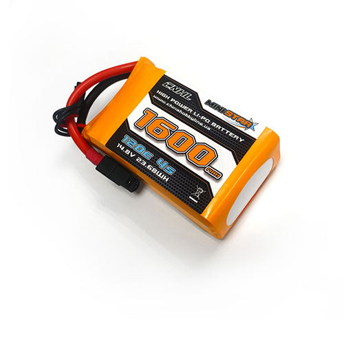 CNHL MiniStar 1600mAh 14.8V 4S 120C Lipo Battery with XT60 Plug