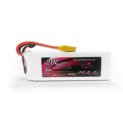 CNHL 5000mAH 11.1V 3S 20C Lipo Batterie avec plug
