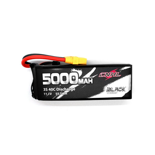 CNHL Black Series 5000mAh 11.1V 3S 40C Lipo Battery with XT90 Plug