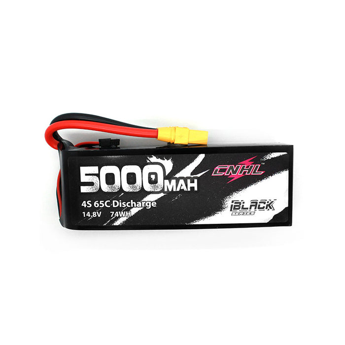 CNHL Black Series 5000mAh 14.8V 4S 65C Lipo Battery with XT90 Plug