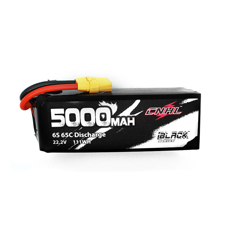 CNHL 5000mAh 22.2V 6S Lipo Battery XT90 Plug