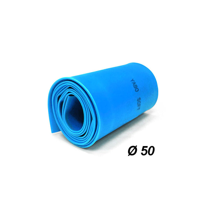 Tube thermique Ø50 mm pour la batterie Lipo (1 m par sac) - bleu clair