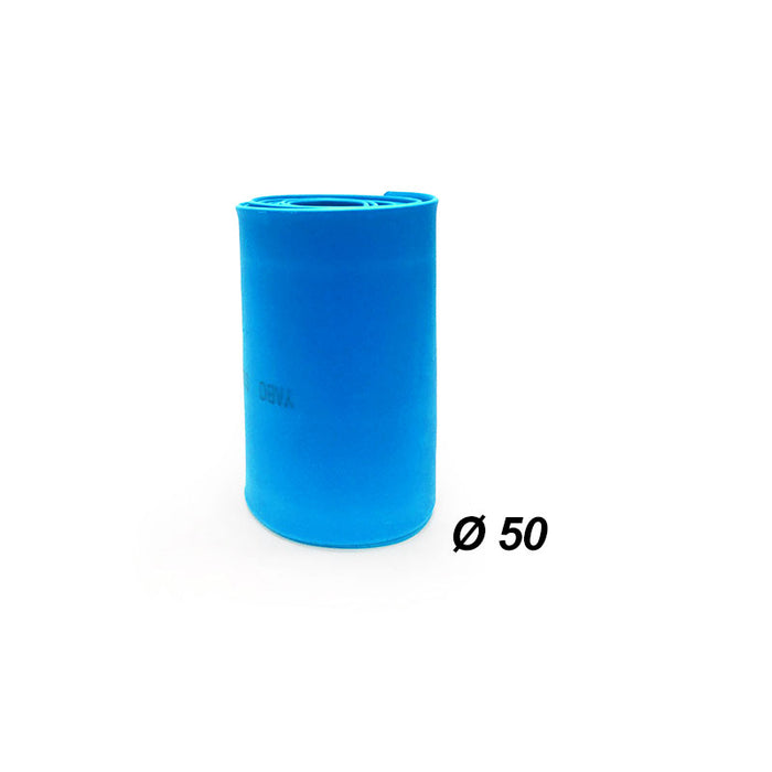 Heat Shrink Tube Ø50mm for Lipo Battery (1m per bag) - Light Blue