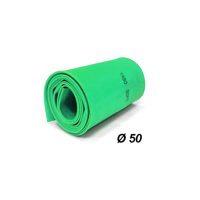 Tubo Termorretráctil Ø50mm para Batería Lipo (1m por bolsa) - Verde