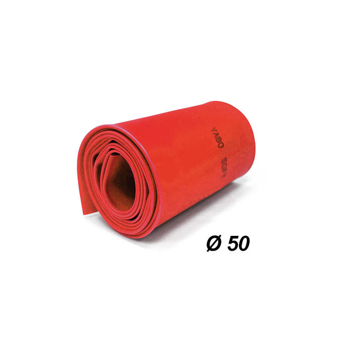 Heat Shrink Tube Ø50mm for Lipo Battery (1m per bag) - Red