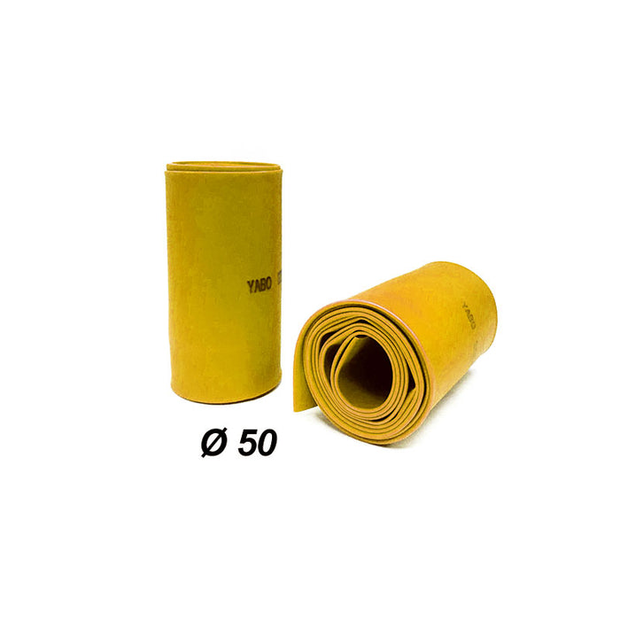 Tubo Termorretráctil Ø50mm para Batería Lipo (1m por bolsa) - Amarillo
