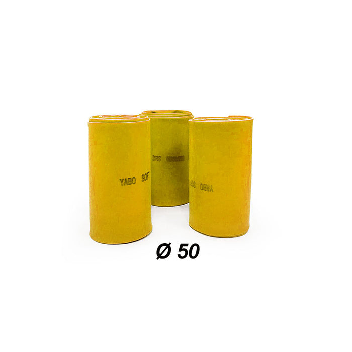 Tubo di restringimento a calore Ø50mm per batteria Lipo (1 m per sacchetto) - Giallo
