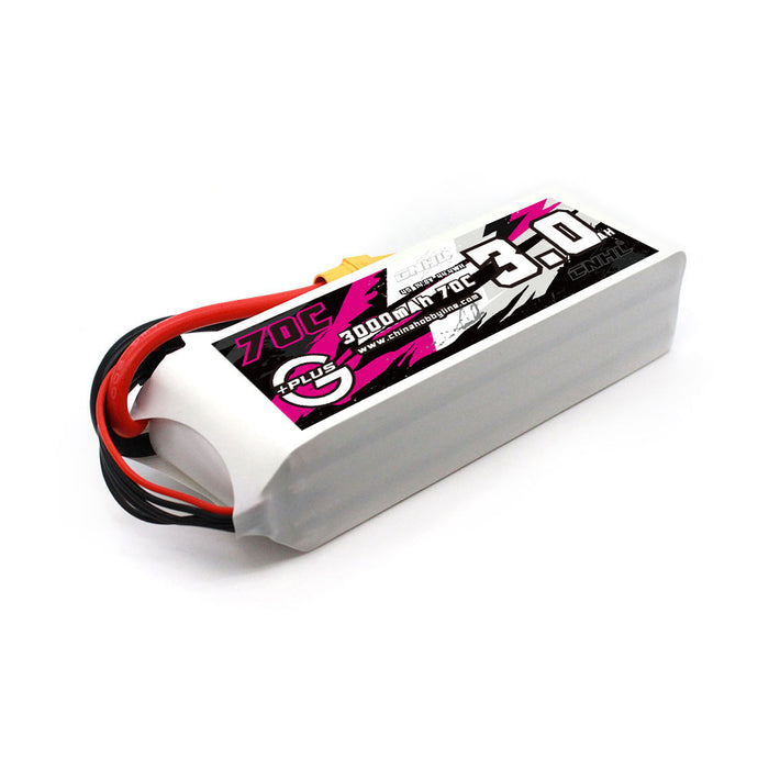 [Combo] 2 Packs CNHL G+plus 3000mAh 14.8v 4s 70c Lipo Battery with XT90 Plug - UK/CA Warehouse