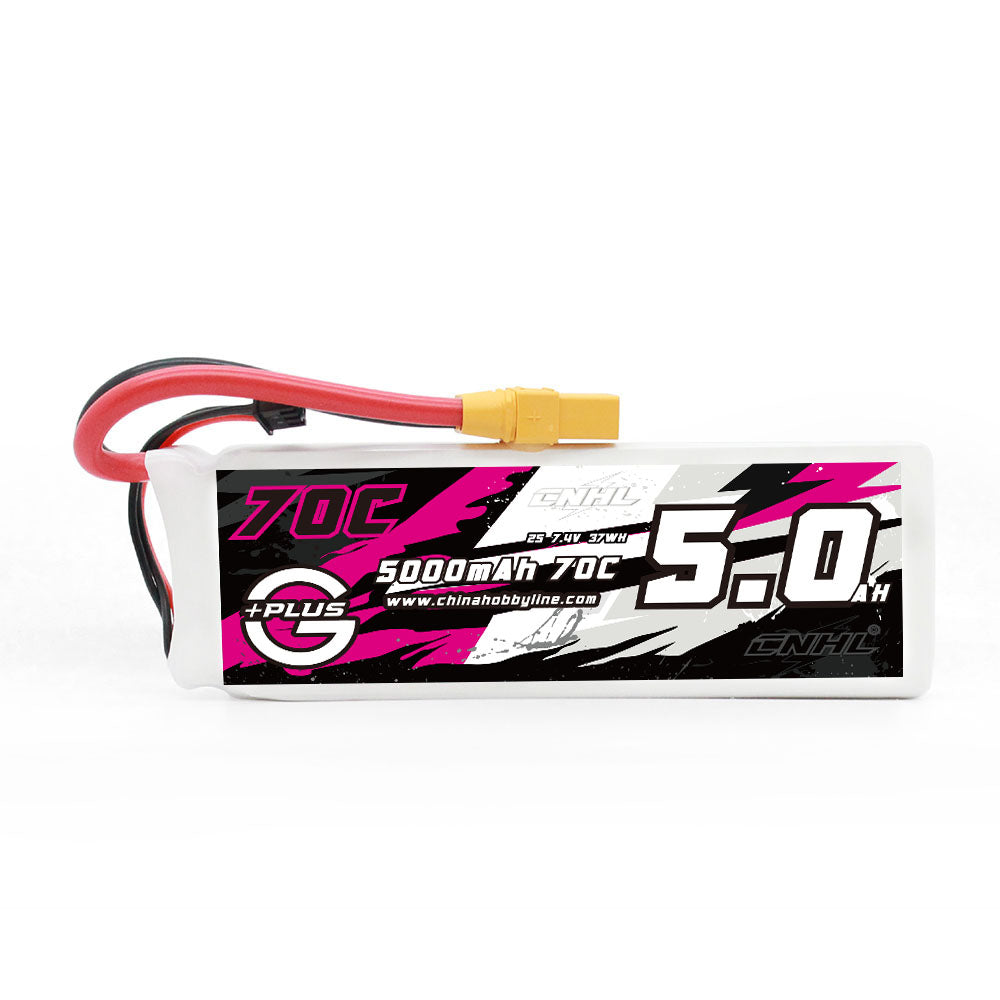 CNHL 5000mAh 7.4V 2S Lipo Battery XT90 Plug