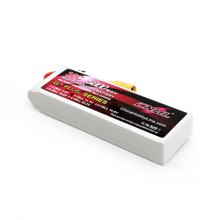 Batería Lipo CNHL 5000mAh 11.1V 3S 30C con enchufe XT90 