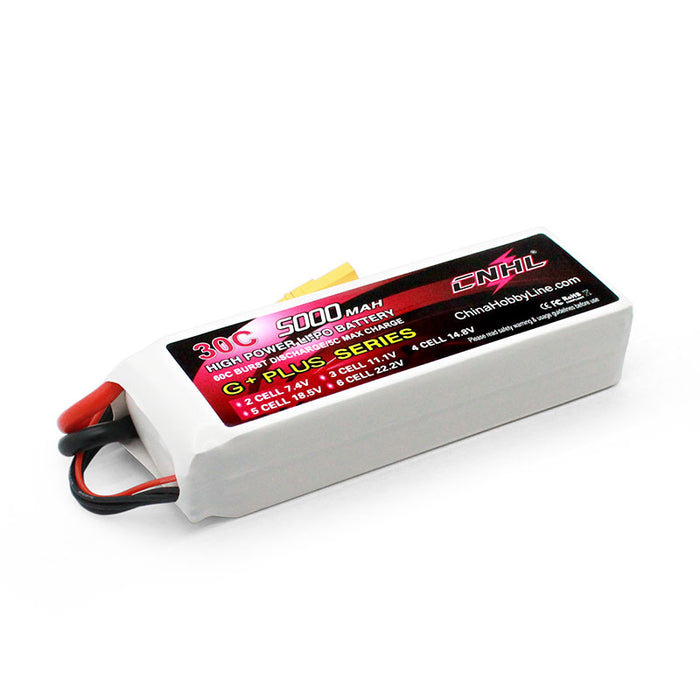 CNHL 5000mAh 14.8V 4S 30C Lipo Battery with XT90 Plug