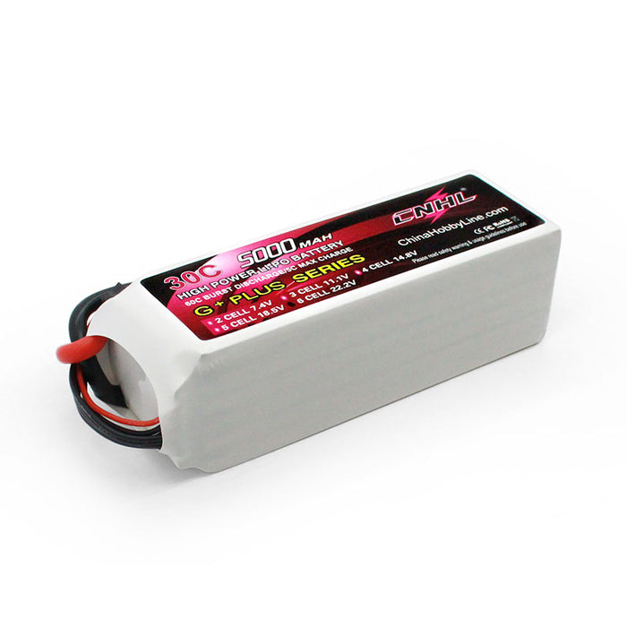 Batería Lipo CNHL 5000mAh 22.2V 6S 30C con enchufe XT90 