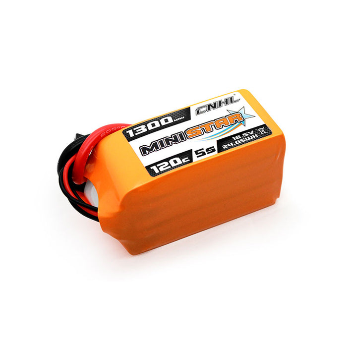 CNHL MiniStar 1300mAh 18.5V 5S 120C Lipo Battery with XT60 Plug
