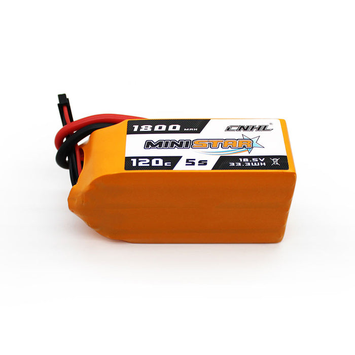 Batería Lipo CNHL MiniStar 1800mAh 18.5V 5S 120C con enchufe XT60 