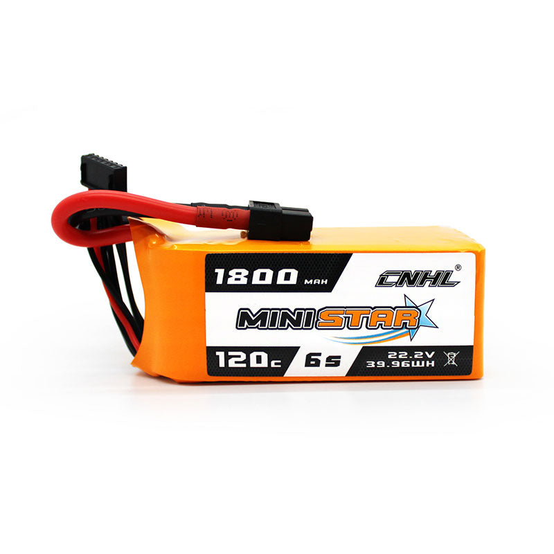 CNHL 1800mAh 22.2V 6S 120C Lipo Battery XT60 Plug
