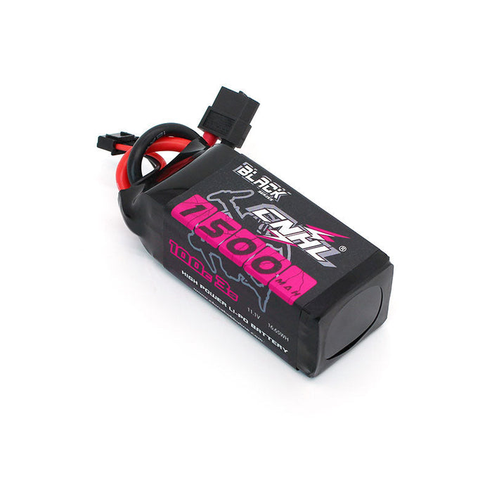 [Combo] 4 paquetes de batería Lipo CNHL Black Series 1500mAh 11.1V 3S 100C con enchufe XT60 - Almacén del Reino Unido 