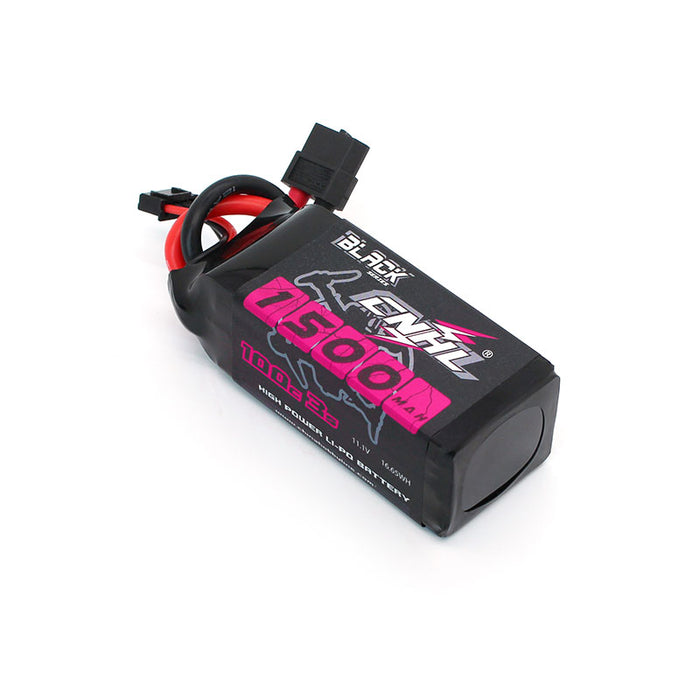 [Combo] 2 Packs CNHL Black Series 1500mAh 11.1V 3S 100C Lipo Battery with XT60 Plug