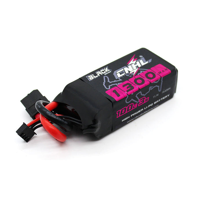 CNHL Black Series 1300mAh 11.1V 3S 100C Lipo Battery with XT60 Plug