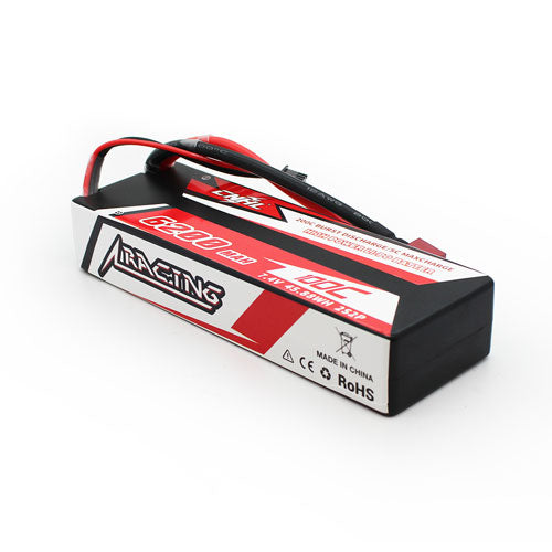 CNHL Racing Series 6200mAh 7.4V 2S 100C Lipo Hard Case Battery with T/Dean Plug