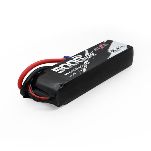 [Combo] 2 Packs CNHL Black series 5000mAh 11.1v 3s 65c Lipo Battery with ec5 plug - UK Warehouse