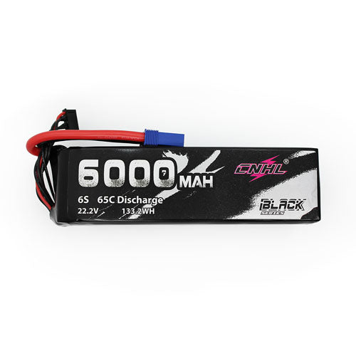 CNHL 6000mAh 22.2V 6S Lipo Battery EC5 Plug