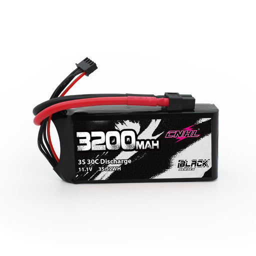 CNHL Black Series 3200mAh 11.1V 30C 3S Shorty Lipo Battery with XT60 Plug