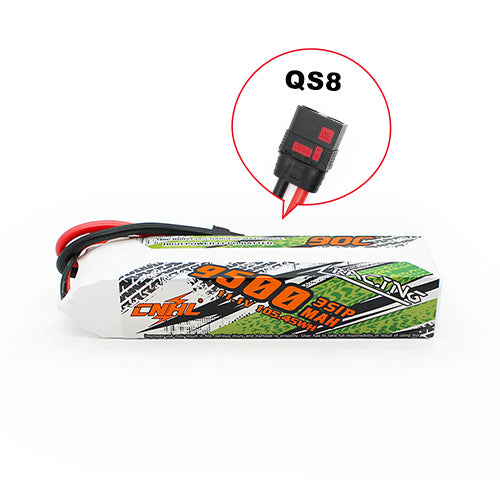 CNHL Series 9500mAh 11.1V 3S Lipo Battery QS8 Plug