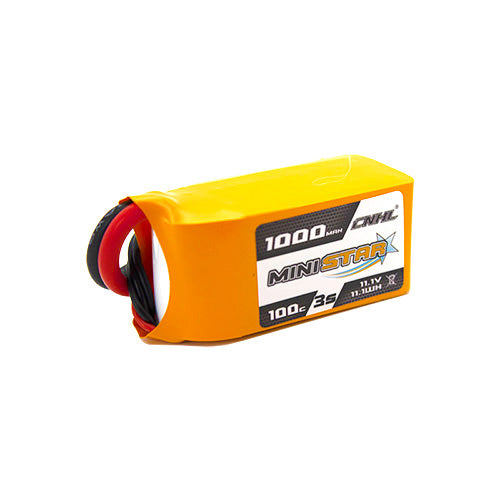 CNHL MiniStar 1000mAh 11.1V 3S 100C Lipo Battery with T/Dean Plug