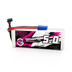 CNHL G+Plus 5000mAh 4S 70C Lipo Battery with EC5 Plug
