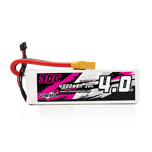 CNHL 4000mAh 11.1V 3S 30C Lipo Battery with XT90 Plug