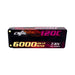 CNHL Racing Series LiHV 6000mAh 7.6V 2S 120C HV Hard Case Lipo Battery with EC5 Plug For RC Racing