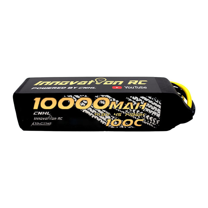 CNHL Racing Series 10000mAh 14.8V 4S 100C Batería Lipo con enchufe QS8