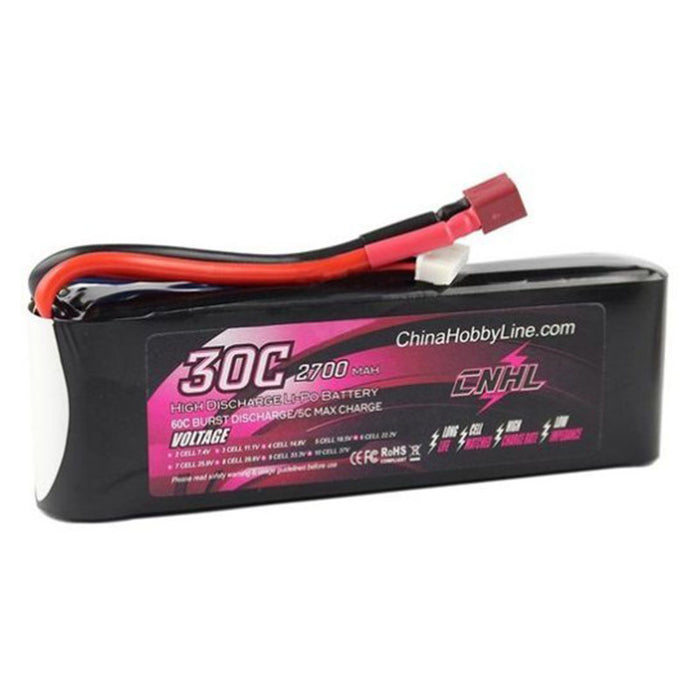 Batería Lipo CNHL 2700mAh 18.5V 5S 30C con enchufe T/Dean 