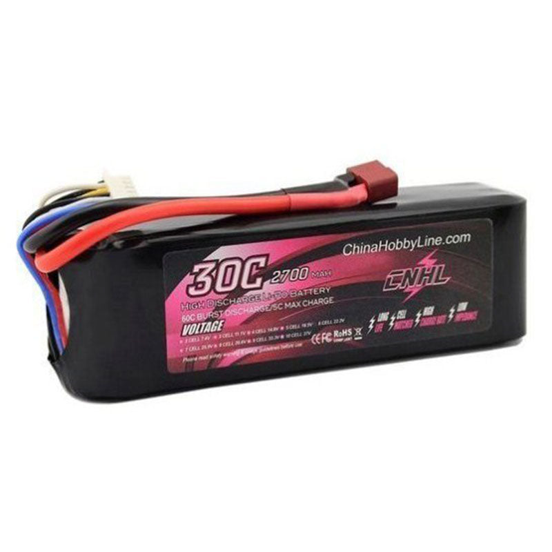 2700mAh 22.2V 6S Lipo Battery T Dean Plug