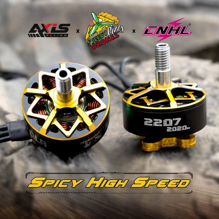 CNHL Axisflying &amp; SpeedyPizzaDrones Co-Markenmotor DIAVOLA 2207