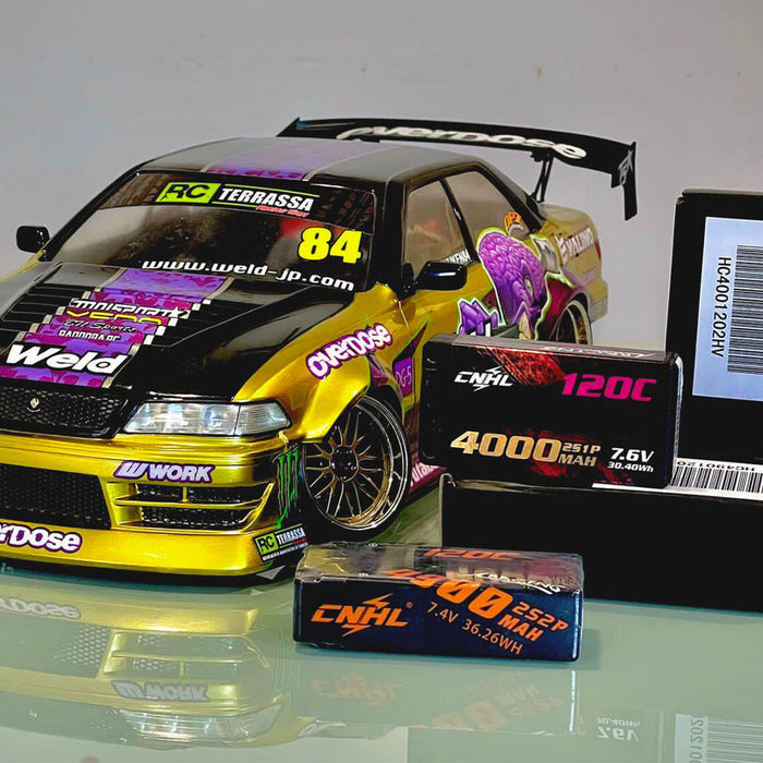 RC car with CNHL LiPo battery combo