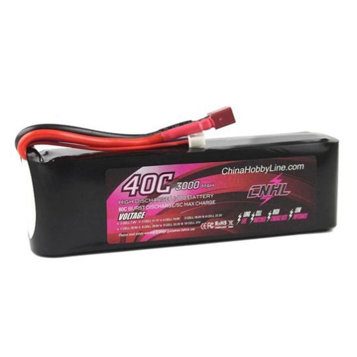 Batería Lipo CNHL 3000mAh 18.5V 5S 40C con enchufe T/Dean 