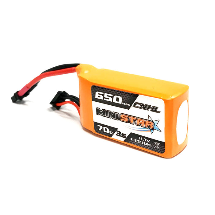 [Combo] 4 Packs CNHL ministar 650mAh 11.1v 3s 70c Lipo Battery   with XT30U - UK Warehouse