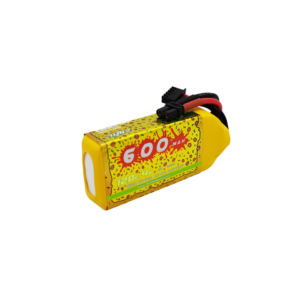 CNHL Pizza Series 600mAh 14.8V 4S 120C Lipo Battery With XT30 For
