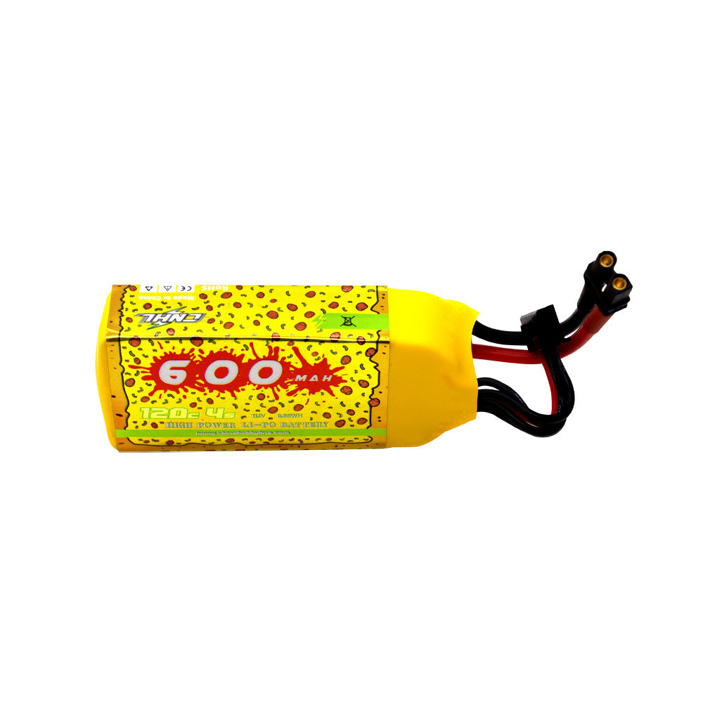 Pizza Series 600mAh 14.8V 4S 120C Lipo Battery XT30 Cinewhoop